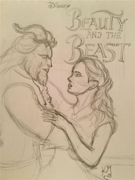 How to Draw Beauty and the Beast - Hardy Cumigho