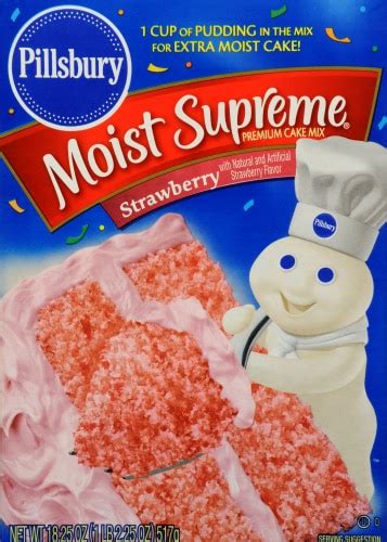 Pillsbury Moist Supreme Strawberry Cake Mix, 18.25 Oz - Kroger