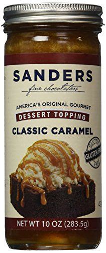 Sanders, Caramel Topping, 10 Ounce | Dessert toppings, Baked dessert recipes, Caramel desserts