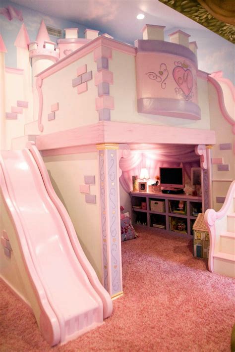 Disney Princess Bunk Bed - Princess Castle Bed, Playhouse bunk bed, Castle bed, Theme ...