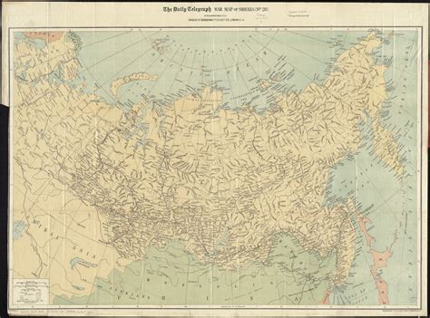 The Daily Telegraph war map of Siberia (no. 28) - Digital Commonwealth