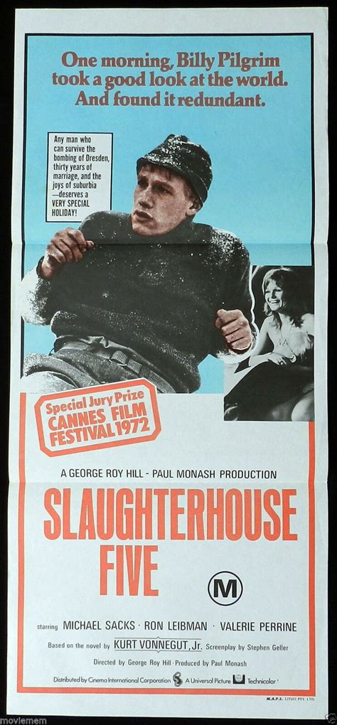 SLAUGHTERHOUSE FIVE Original Daybill Movie poster Valerie Perrine 5 | eBay | Slaughterhouse five ...