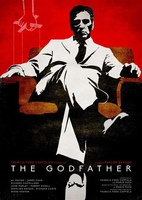 The Godfather Retro Style Movie Poster Art Print | Etsy in 2020 | Movie ...