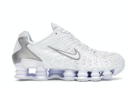 Nike Shox TL White Metallic Silver - AV3595-100