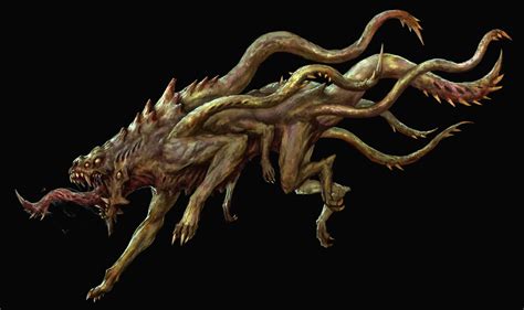 ArtStation - Hounds of Tindalos, Plutus Su Monster Design, Monster Art, Dark Fantasy ...