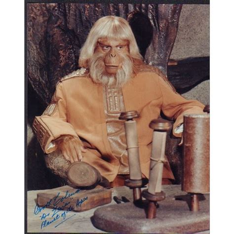 Booth Colman signed photograph Planet of the Apes