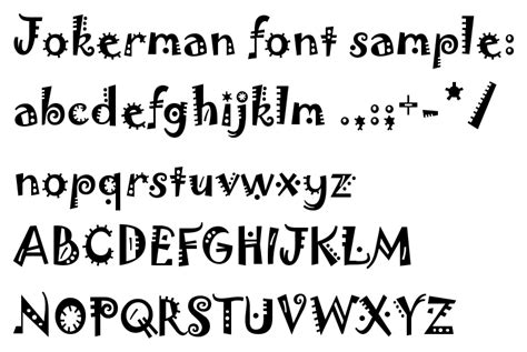 Jokerman font sample by Octadeviant on DeviantArt