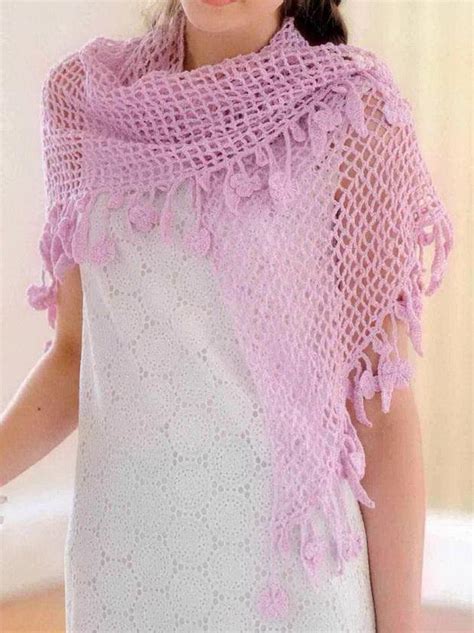 Easy Crochet Lace Shawl Pattern