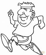 Boy Running Coloring Page At GetColoringscom  Free Printable sketch template