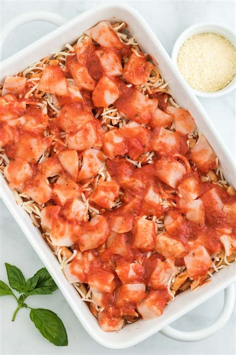 Chicken Parmesan Casserole - Princess Pinky Girl