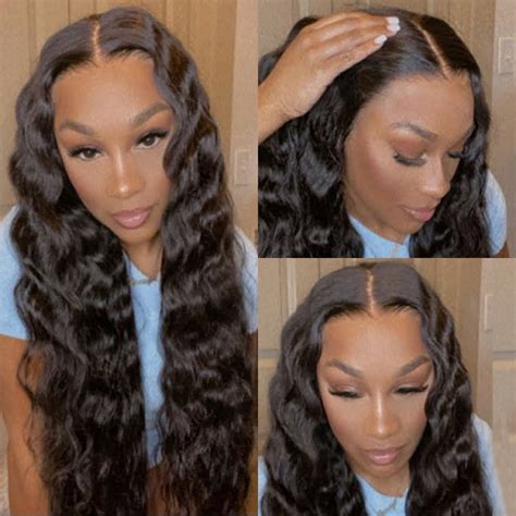 Crimped Human Hair Lace Front Wigs -Asteriahair