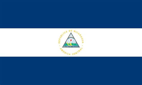 Flag of Nicaragua image and meaning Nicaraguan flag - country flags