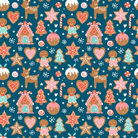 Gingerbread Background Illustrations, Royalty-Free Vector Graphics ...