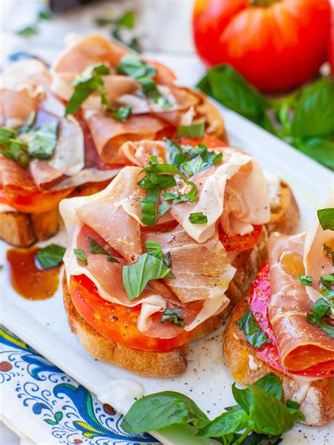 Tomato Burrata Prosciutto Sandwiches with Garlic Confit - Tatyanas Everyday Food