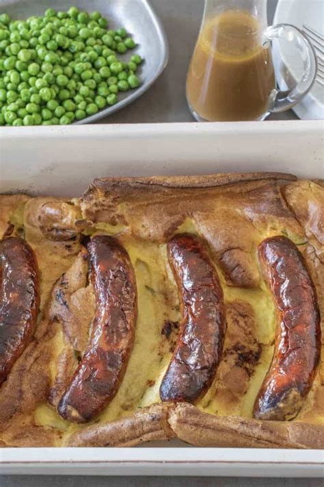 Easy Toad in the Hole with Onion Gravy - Culinary Ginger