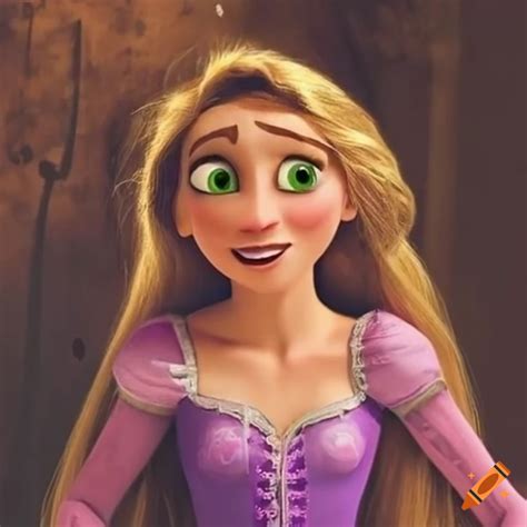 Illustration of rapunzel character from fairy tales on Craiyon