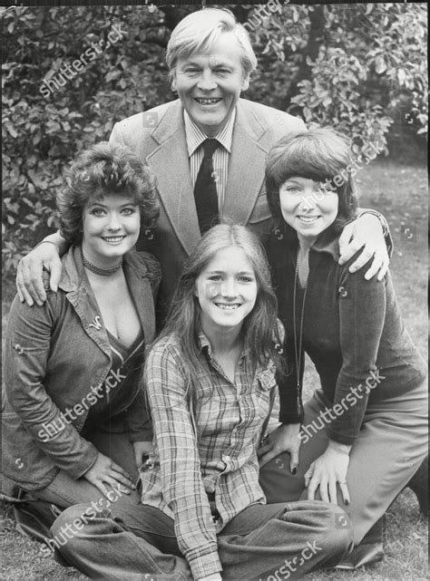 Actor Jack Watling His Actress Daughters Dilys Editorial Stock Photo ...