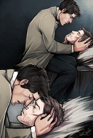 True Love's Kiss - Dean and Castiel Fan Art (21782541) - Fanpop