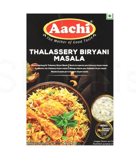 Buy Aachi Masala Thalassery Biryani 45G Online at Best Prices in UK