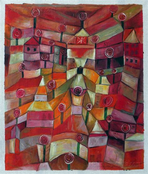 The Rose Garden - Paul Klee Paintings