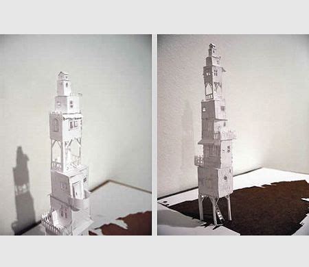 Tower of Babel made from a single piece of paper. Wow! | Paper city ...