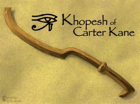 Khopesh of Carter Kane by CorellaStudios on DeviantArt