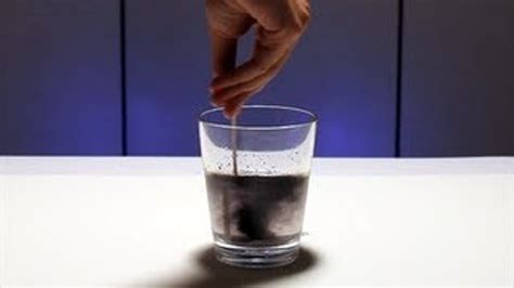 This iodine clock reaction happens so fast it looks like magic