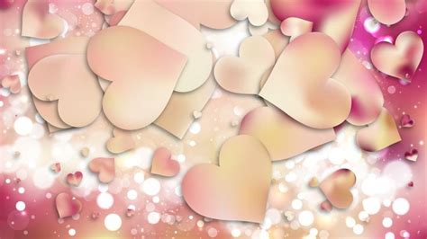 an abstract background with hearts and sparkles