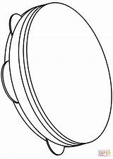 Tambourine coloring page  Free Printable Coloring Pages sketch template