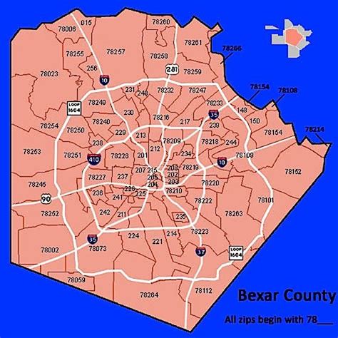 Zip Code Map Bexar County - Map Of Native American Tribes