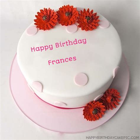 ️ Happy Birthday Cake For Frances