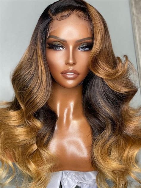 YSwigs Silky Straight HD Lace Full Lace Front Wigs Human Hair For Black ...