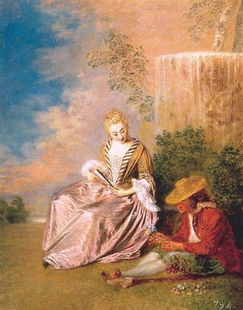 Antoine Watteau, 00003263-Z | Rococo art, Rococo painting, Art