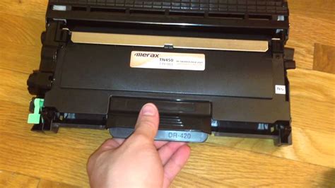 How to Change Brother Laser Printer Toner Cartridge - Stuck Toner ...