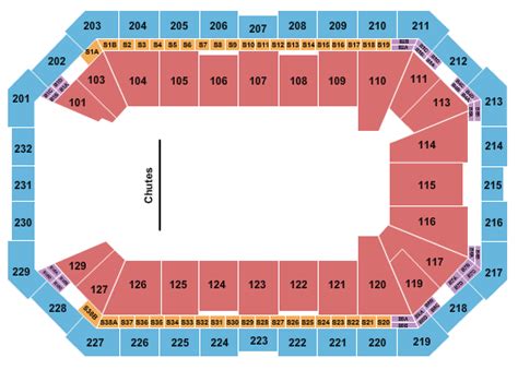 Dickies Arena, Rodeo Seating Chart | Star Tickets