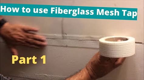 How to use Fiberglass Mesh Tap - For Drywall joints and corners - Part ...