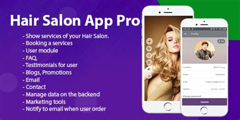 Hair Salon Pro - Android App Template by Suusoft | Codester