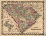 1865 South Carolina Map – Geography Geek