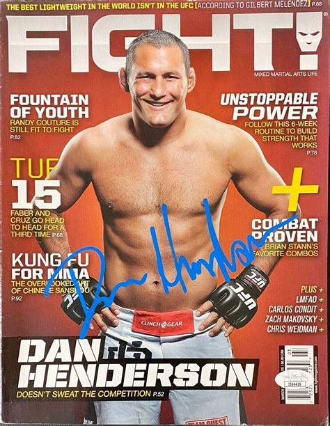 Download Mixed Martial Artist Dan Henderson Magazine Wallpaper | Wallpapers.com