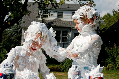 The Burdorf Family Funzone: Shaving Cream Fight