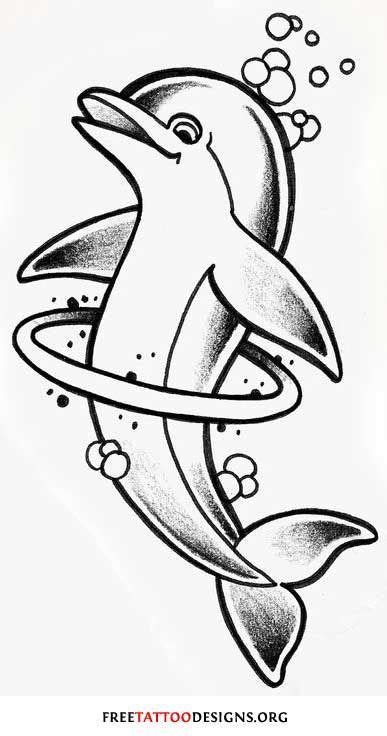 35 Dolphin Tattoos and Tattoo Designs | Dolphins tattoo, Tattoo design drawings, Drawings