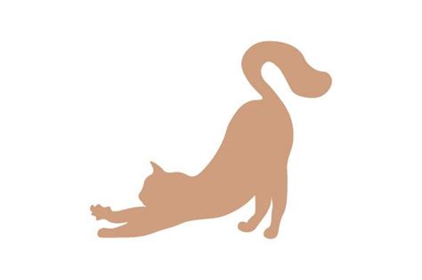 Cat Stretching Silhouette SVG Cut file by Creative Fabrica Crafts · Creative Fabrica