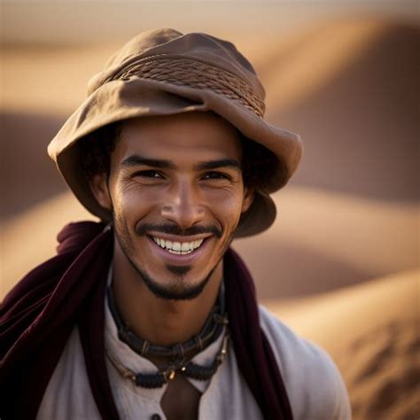 Free image: Desert portrait of a male - Premium Free AI Generated stock photos - cgfaces