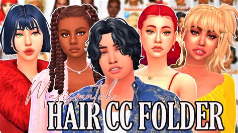 Sims 4 Cc Hair Folder Simfileshare - vrogue.co