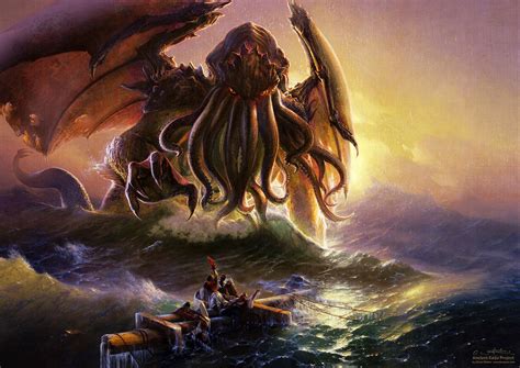 Cthulhu and the ninth wave | Cthulhu art, Cthulhu, Call of cthulhu