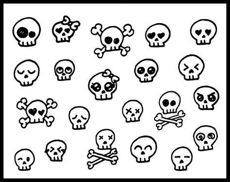 Skull clipart cute skull candy skulls skullcandy clipart | Etsy