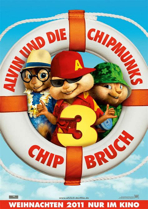 Alvin and the Chipmunks - Chipwrecked (2011) Poster #2 - Trailer Addict