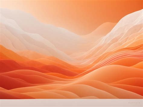 Premium AI Image | Orange white gradient background grainy texture smooth color gradient backdrop