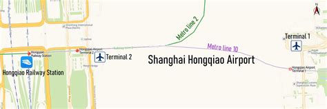 Shanghai Hongqiao Airport Terminal Map, T1, T2, SHA