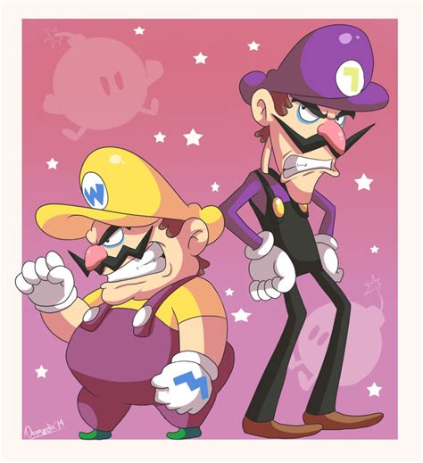 Wario And Waluigi by DomesticMaid on DeviantArt